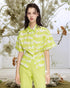 Wave Pattern Short Sleeve Shirt